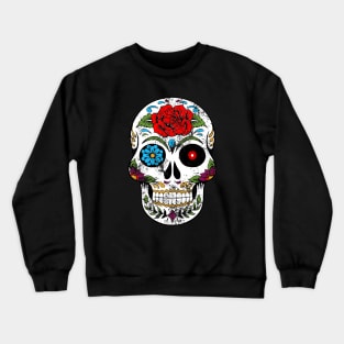 T2 Sugar Skull Halloween Crewneck Sweatshirt
